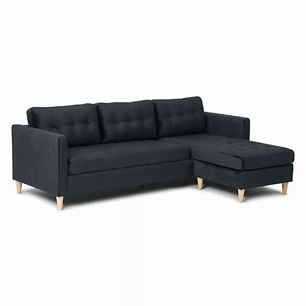 ebuy24 Marino Sofa BA4 Chaiselongue Rechts oder Links Gewendet in Velour Sc günstig online kaufen