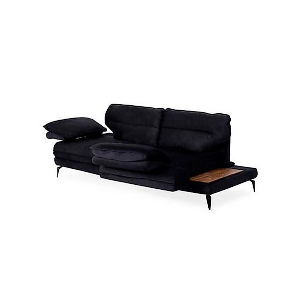 Xlmoebel Sofa Vielseitige Samtsofa Schwarz Dreisitzer Möbel Design, Hergest günstig online kaufen