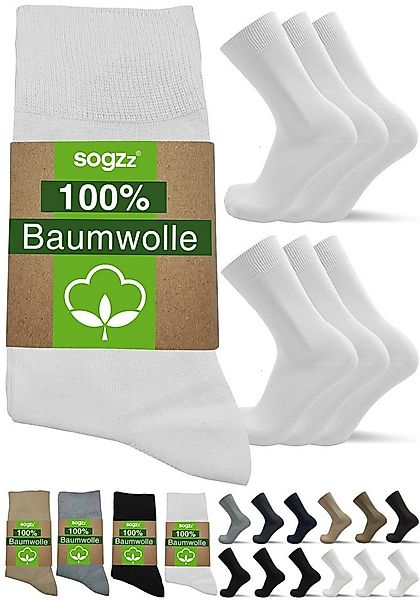 sogzz Businesssocken 6-12 Paar 100% Baumwolle Herren Herrensocken Schwarz W günstig online kaufen