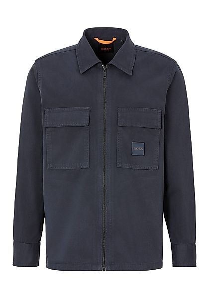BOSS ORANGE Hemdjacke Lovel-zip mit gestickten günstig online kaufen