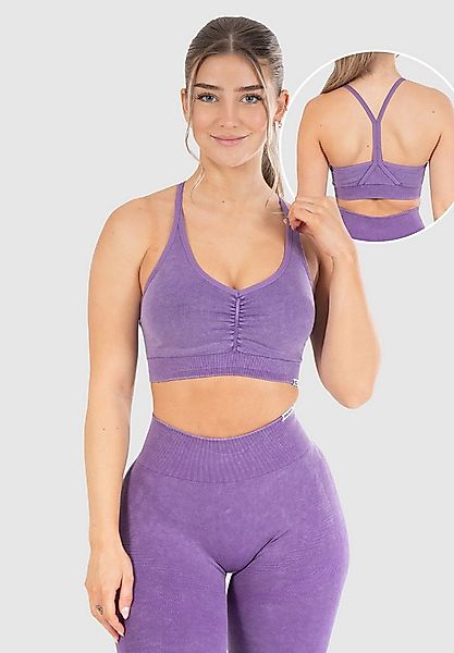 Smilodox Sport-BH Batik Acid Scrunch, Rutschfester Bustier mit Batik Waschu günstig online kaufen