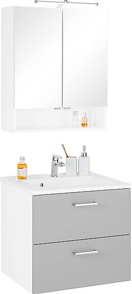 welltime Badmöbel-Set Ribera, (2-St), Spiegelschrank Breite günstig online kaufen