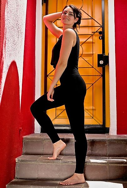 GUGGEN Mountain Seamless Leggings Figurformende Leggings Damen Sportlegging günstig online kaufen