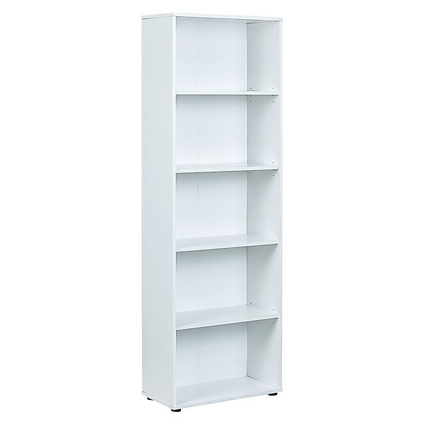 Bücherregal   Arco 4 ¦ weiß ¦ Maße (cm): B: 60 H: 180 T: 30.0 Regale > Büro günstig online kaufen