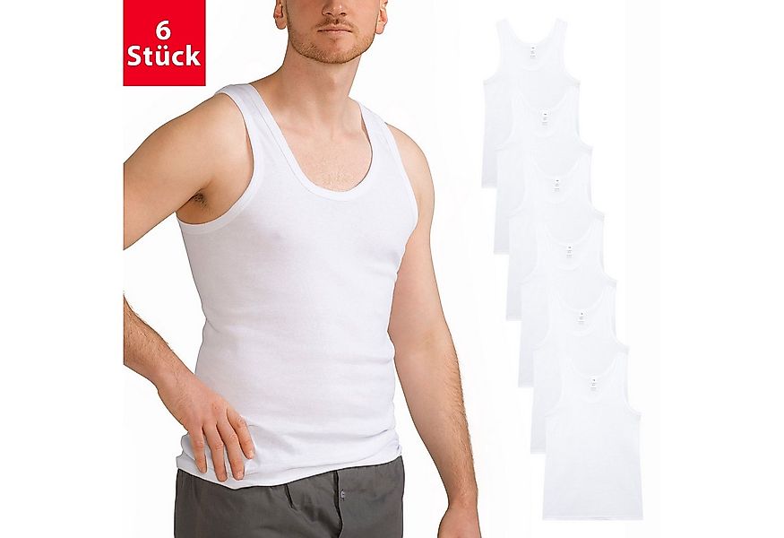 MT Achselhemd Herren Baumwoll Unterhemd Classic (6er Pack) Feinripp oder Do günstig online kaufen