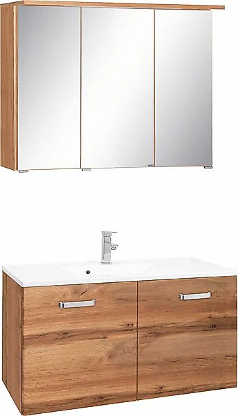 welltime Badmöbel-Set »Ravenna«, (2 St.), Breite 90 cm, Spiegelschrank und günstig online kaufen