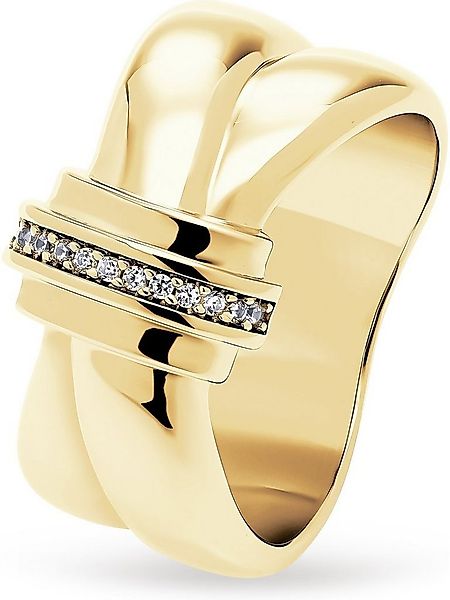 JETTE Silberring JETTE Damen-Damenring 925er Silber 13 Zirkonia, Zirkonia, günstig online kaufen