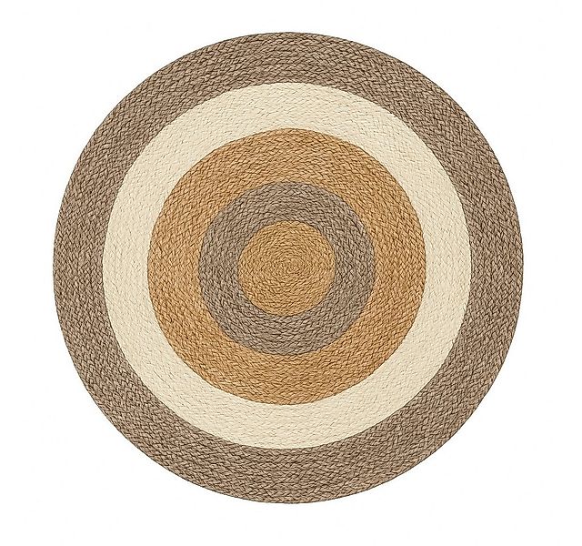 Wohnando Teppich MY-RUG Teppich Jute Balance, aus 100% Jute 100x100 cm, Run günstig online kaufen