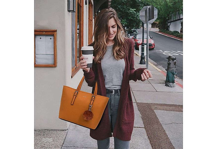 TAN.TOMI Shopper Damen Shopper Klassisch Elegante Handtasche Henkeltasche S günstig online kaufen