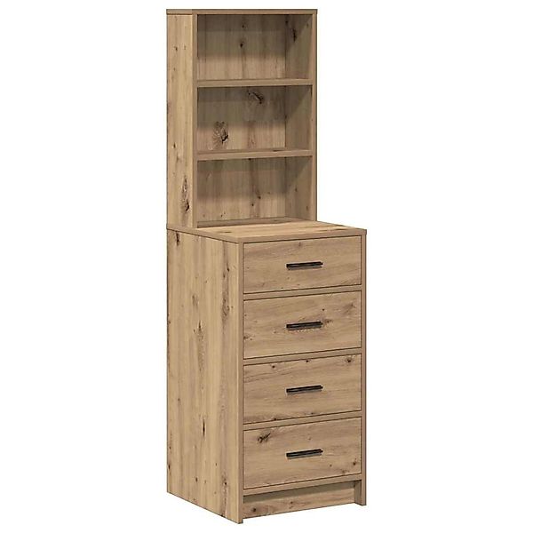 vidaXL Highboard Eiche Handwerklich 40 x 41 x 135 cm Holzwerkstoff 865054 günstig online kaufen