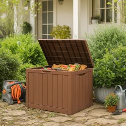 ONDIS24 Gartenbox City Cube Holzoptik Kissenbox günstig online kaufen
