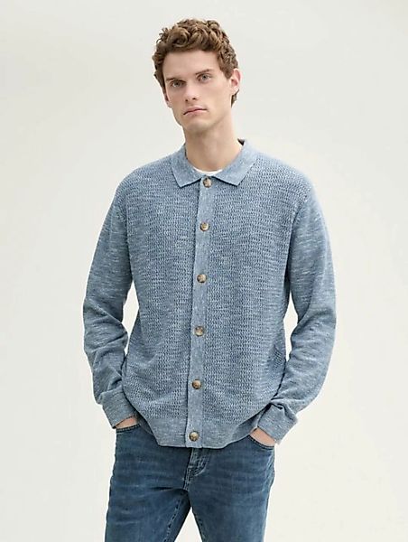 TOM TAILOR Strickjacke mit Kent Kragen günstig online kaufen