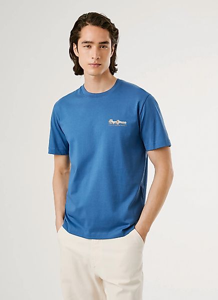 Pepe Jeans T-Shirt "MILON TEE", mit geripptem Rundhals günstig online kaufen