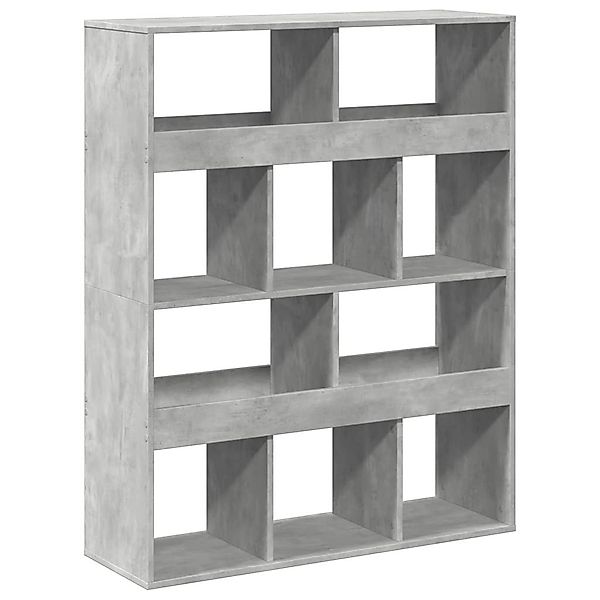 vidaXL Bücherregal Bücherregal Betongrau 100x33x125,5 cm günstig online kaufen