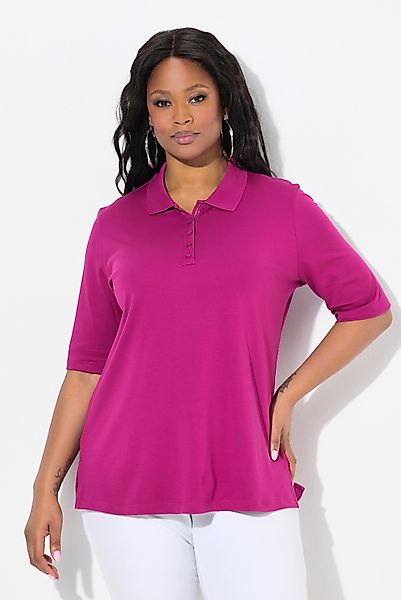 Ulla Popken Poloshirt Poloshirt Classic PimaCotton günstig online kaufen