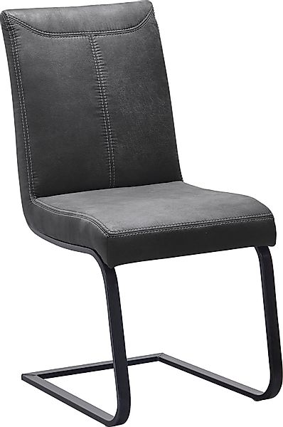 K+W Komfort & Wohnen Freischwinger "Floyd" () Kontrastnaht, Freischwingerge günstig online kaufen