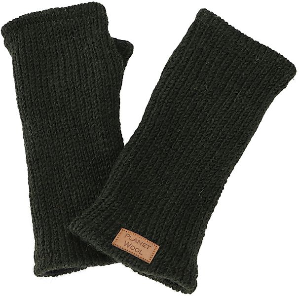 Guru-Shop Strickhandschuhe Handgestrickte Pulswärmer, Handstulpen,.. günstig online kaufen