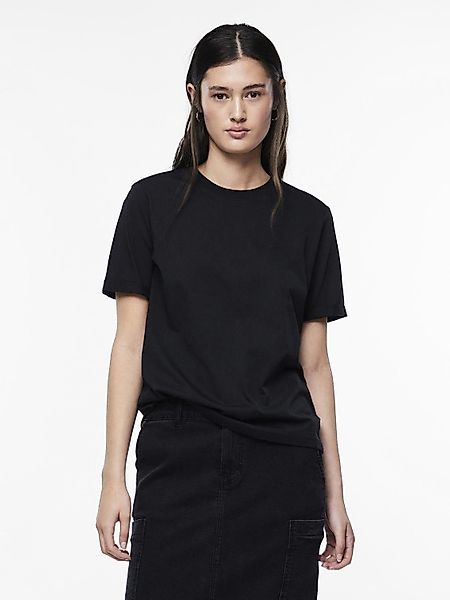 pieces Rundhalsshirt PCRIA SS FOLD UP günstig online kaufen