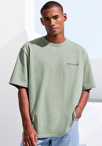 Copenhagen Studios T-Shirt mit hochwertiger Logostickerei, Loose-fit, Overs günstig online kaufen