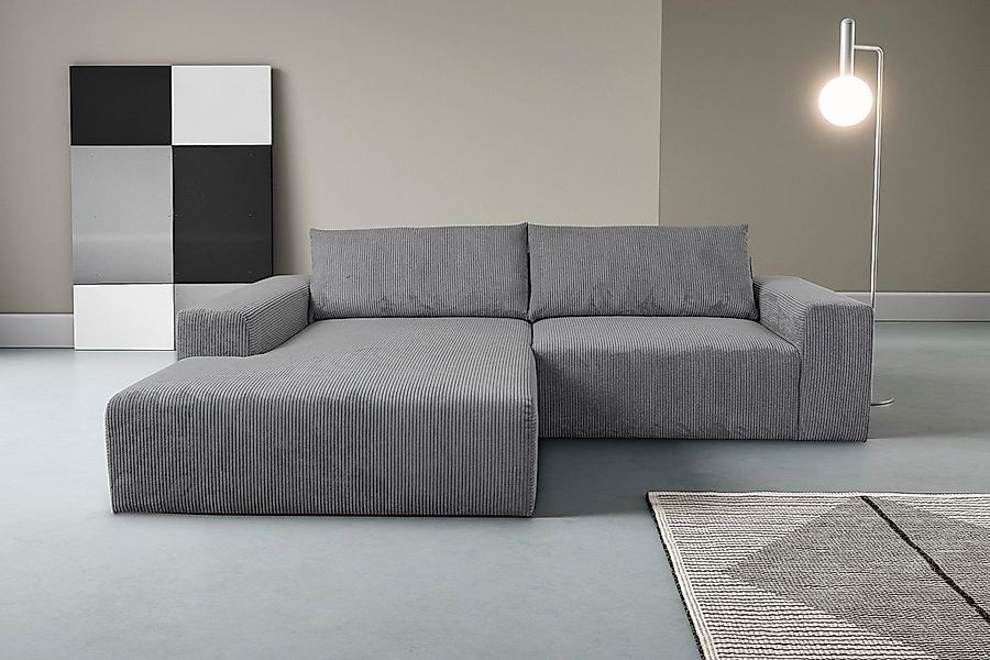 WERK2 Ecksofa "Rio, elegant & bequem, Breite 262 cm, L-Form" Puristisches D günstig online kaufen