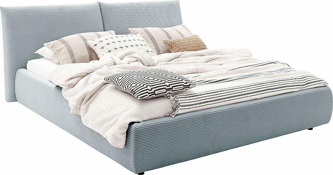 PLACES OF STYLE Polsterbett "Priora in 4 Breiten bis 200cm" auch in NaturLE günstig online kaufen