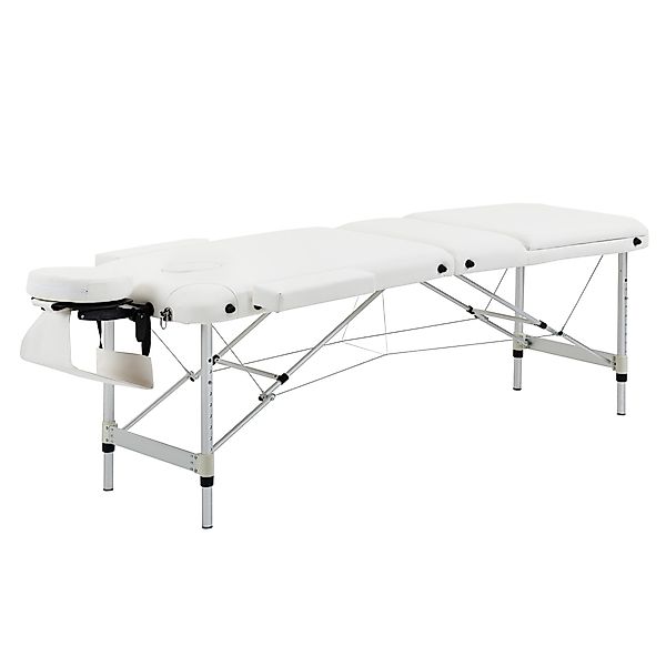 HOMCOM klappbare Massageliege höhenverstellbar mit Kopfkissen für Salon & S günstig online kaufen