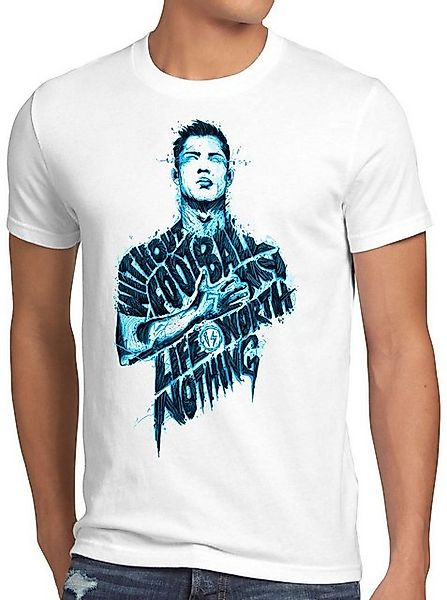 style3 T-Shirt Football is Life Fußball Trikot Germany Weiss günstig online kaufen