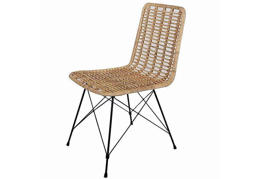 Casa Moro Stuhl Rattan-Stuhl Valencia Natur - aus Naturrattan handgeflochte günstig online kaufen