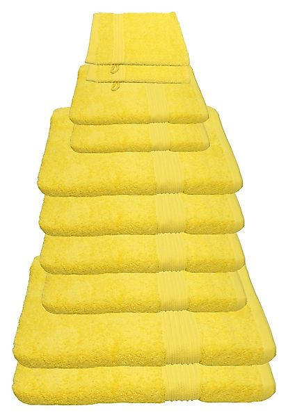 Julie Julsen Handtücher 10-Handtücher-Gelb, Baumwolle (10-St) günstig online kaufen