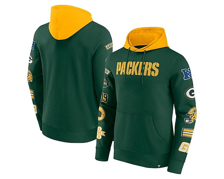 Fanatics Kapuzenpullover Fanatics Hoodie Green Bay Packers Patched Out Flee günstig online kaufen