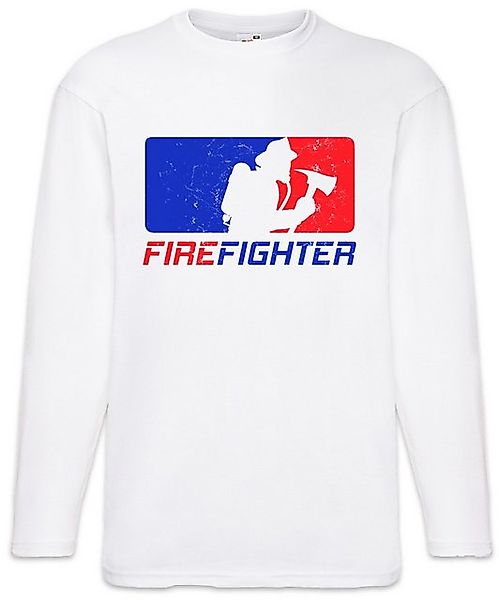 Urban Backwoods Langarmshirt Firefighter Langarm T-Shirt Feuerwehr Fire Bri günstig online kaufen