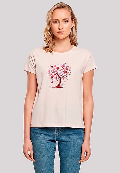 F4NT4STIC T-Shirt Herz Baum Aquarell Druck Premium Qualität günstig online kaufen