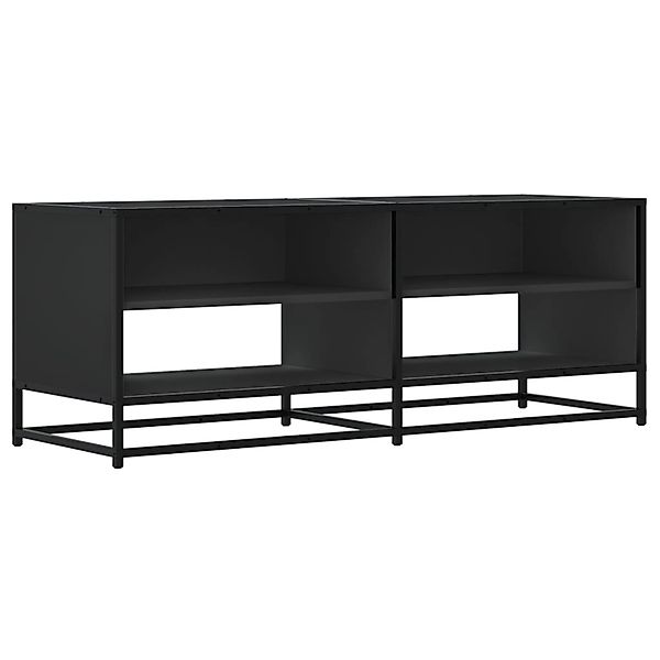 vidaXL TV-Schrank Schwarz 120,5x40x46 cm Holzwerkstoff und Metall 848889 günstig online kaufen