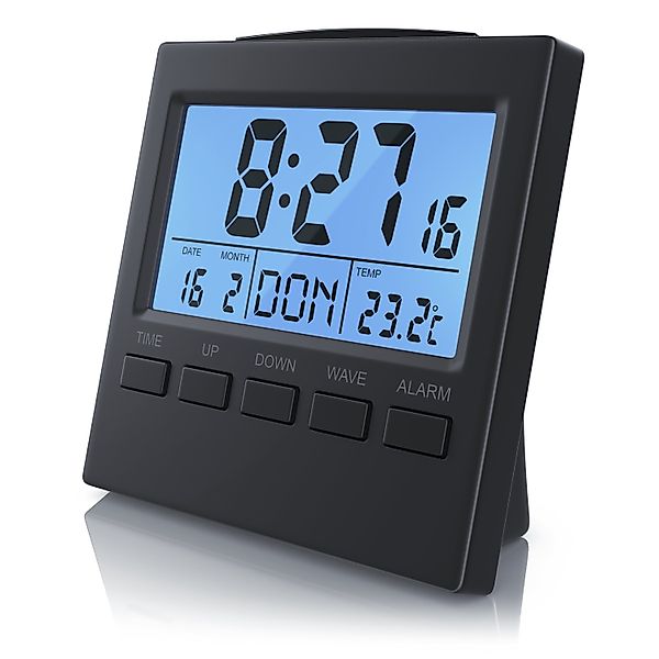 BEARWARE Wecker Digital-Funkwecker, Innen Temperaturanzeige, DCF-Funkuhr günstig online kaufen