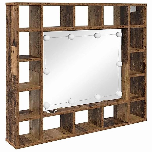 vidaXL Spiegelschrank Altholz 91 x 15 x 76,5 cm Holzwerkstoff 879456 günstig online kaufen