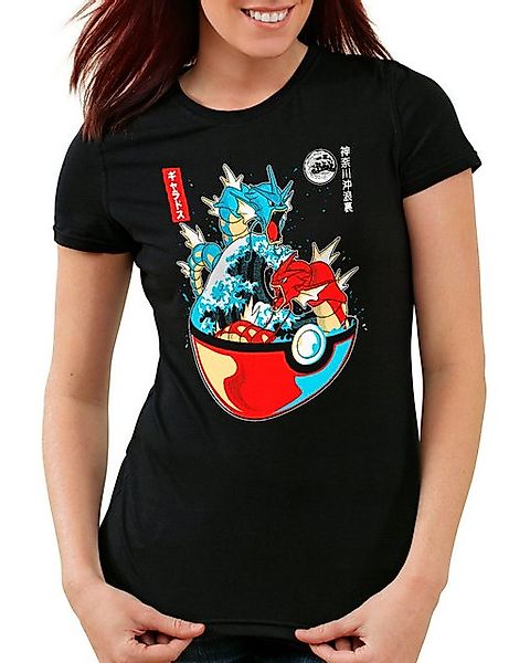 style3 T-Shirt Gyarados Wave amiibo planet go pokemon ball pikachu günstig online kaufen