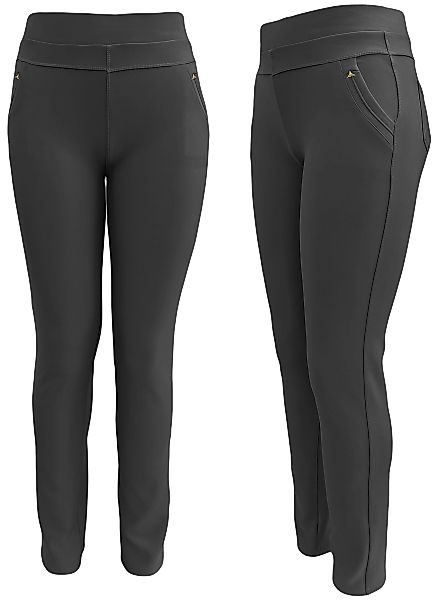 Aurela Damenmode Schlupfhose Basic Damen Leggings günstig online kaufen