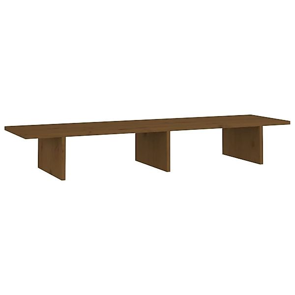 vidaXL Computertisch Monitorständer Honigbraun 100x27x15 cm günstig online kaufen