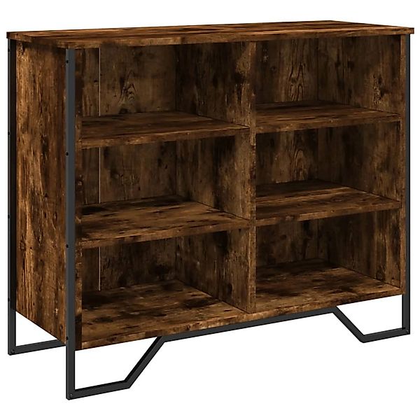 vidaXL Sideboard Räuchereiche 91x35,5x74,5 cm Holzwerkstoff 848551 günstig online kaufen