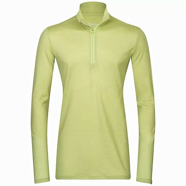 Kaipara - Merino Sportswear Langarmshirt Merino Zip-Neck Herren Slimfit 150 günstig online kaufen