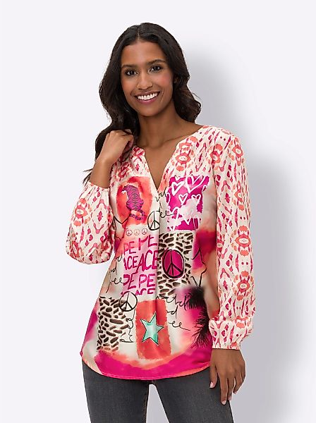 heine Klassische Bluse Druckbluse günstig online kaufen