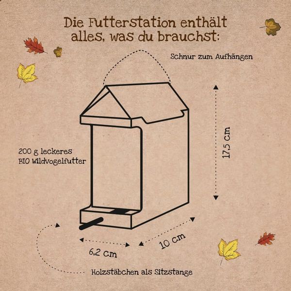 Die Stadtgärtner Futterhaus Freiluftbuffet - Wetterfeste günstig online kaufen