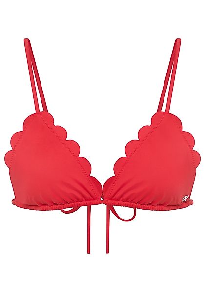 HUGO Underwear Triangel-Bikini-Top wellenförmige Kanten, Bänder zum binden günstig online kaufen