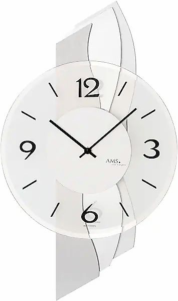 AMS Wanduhr »W9670«, Made in Germany,Holz,Wohnzimmer,Esszimmer,Küche,Arbeit günstig online kaufen