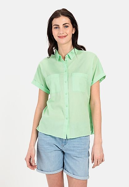 camel active Hemdbluse aus einem Baumwoll-Twill günstig online kaufen