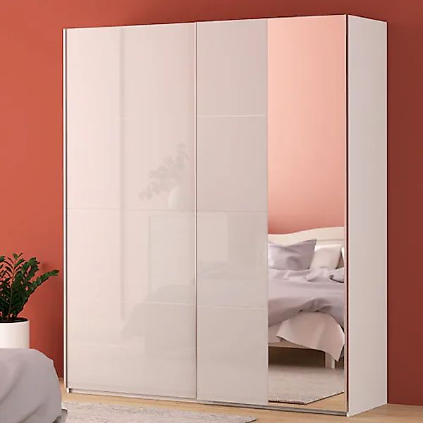 FORTE Schwebetürenschrank, Höhe 2,35 mtr, stehende Montage, Spiegel günstig online kaufen