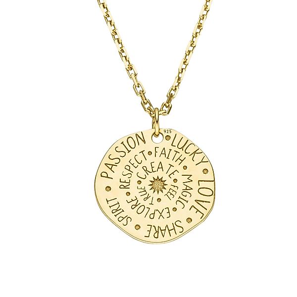 SCHOSCHON Kette mit Anhänger SONNE Halskette günstig online kaufen