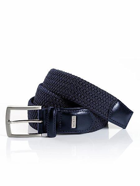 MONTI Ledergürtel "HAMBURG", 3,5 cm breit, Elastischer Flechtgürtel, Casual günstig online kaufen