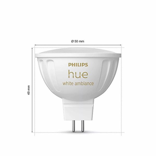 Philips Hue White Ambiance LED-Lampe 5,1W GU5,3 günstig online kaufen