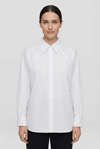 BOSS ORANGE Hemdbluse "Belenta Premium Damenmode" aus Baumwoll-Popeline, mi günstig online kaufen